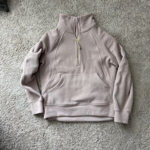 Lululemon Scuba Tumbled Fleece Funnel-Neck Half Zip
